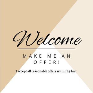 I accept all reasonable offers! ✨